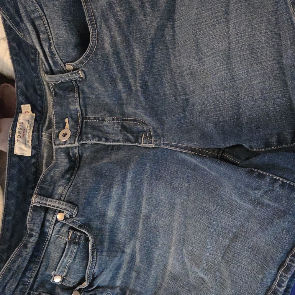 Torrid Blue Denim Shorts